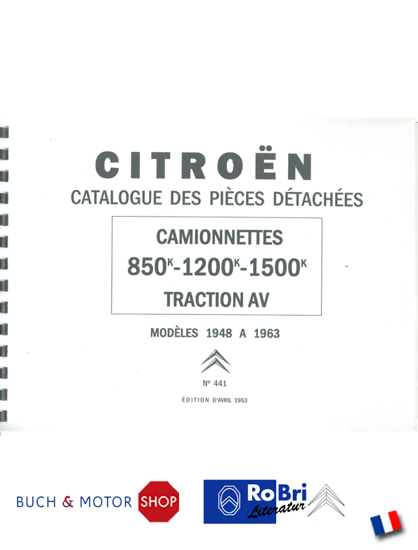 Citroën H Katalogus onderdeelen No 441